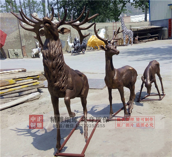 銅鹿雕塑價(jià)格