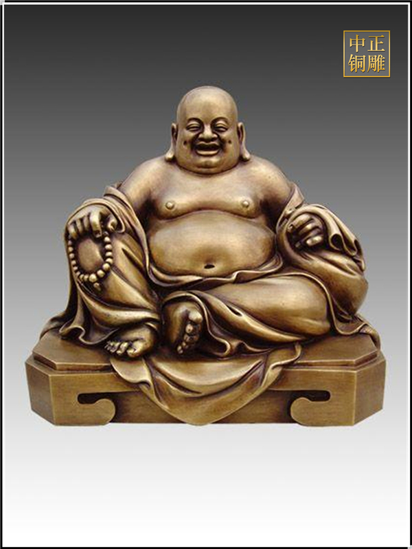 定做彌勒佛銅佛像