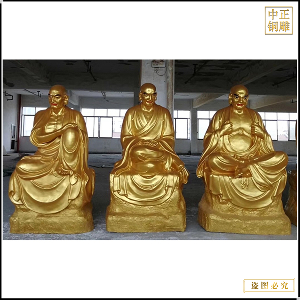 供應銅雕十八羅漢佛像